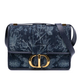 Printed Denim Flowers 30 Montaigne Flap